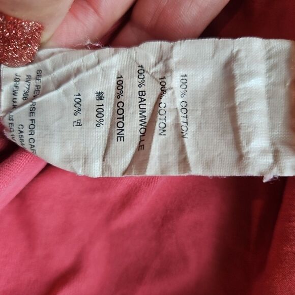 J Crew NY Mens Small, Drawstring Shorts Salmon  Twill 6" Inseam GUC Preppy Gym - Picture 6 of 9